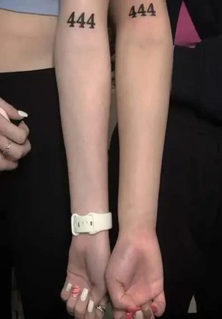 444 Tattoo Meaning: Love, Protection & Spiritual Guidance 12 444 Tattoo Meaning for Friends