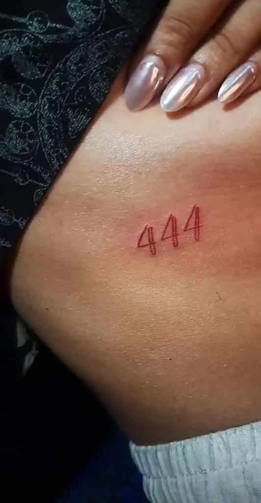 444 Tattoo Meaning: Love, Protection & Spiritual Guidance 3 Tattoo Meaning for Women
