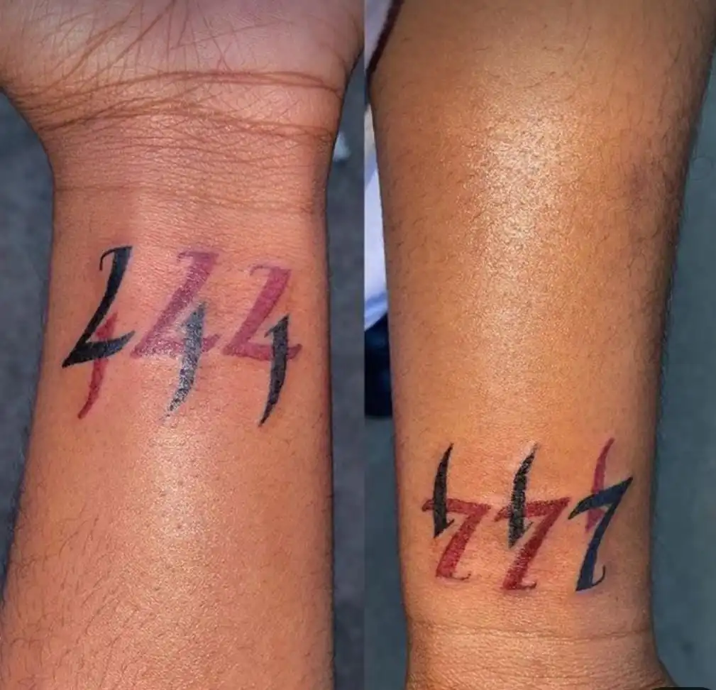 444 Tattoo Meaning: Love, Protection & Spiritual Guidance 6 444 Tattoo Relationships