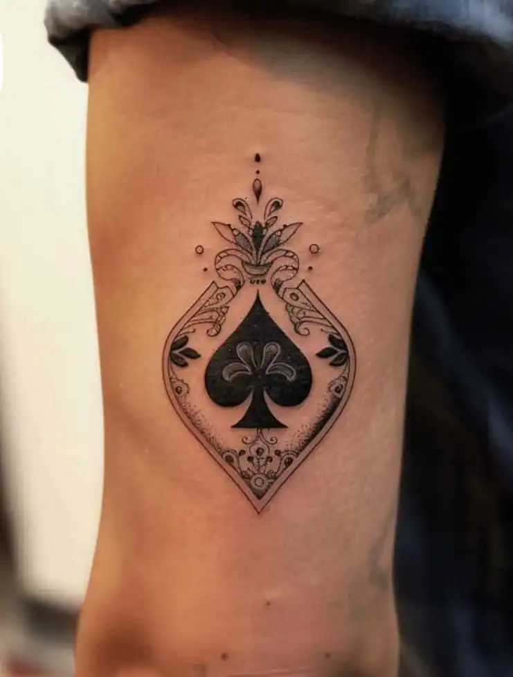 Spade Tattoo Ideas – Designs Meanings & Inspiration 2 Ace of Spades Tattoo