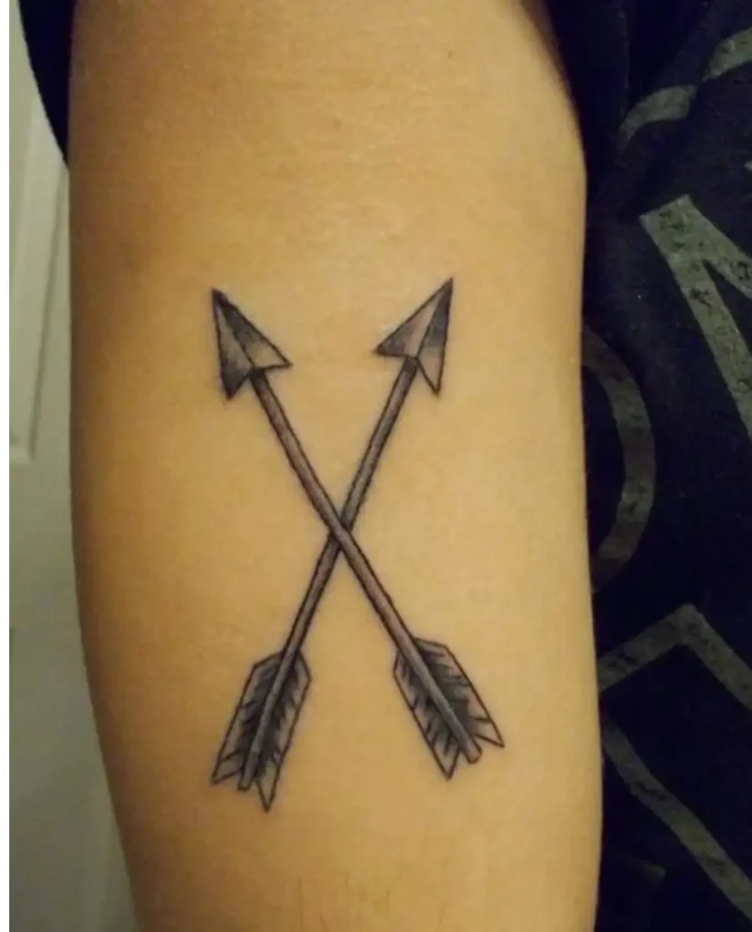 Arrow Tattoo Meaning on a Woman