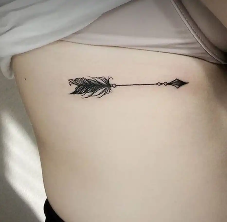 Arrow Tattoo Meaning on a Woman