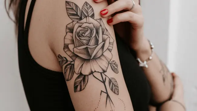 Rose Tattoo Meaning: What Your Ink Says About You 3 Black Rose Tattoo Meaning