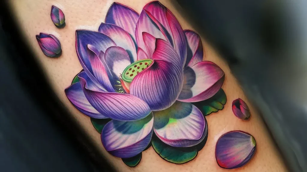 Purple Lotus Tattoo Meaning