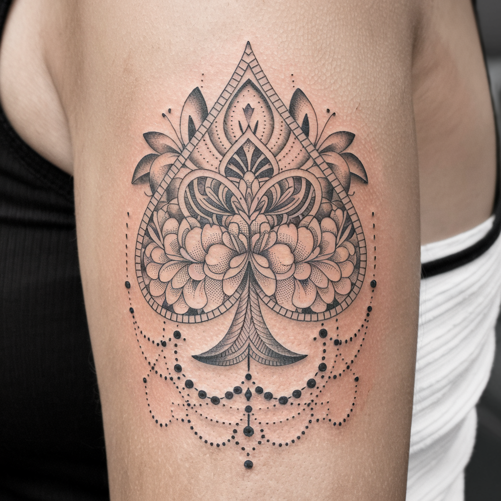 Spade Tattoo Ideas – Designs Meanings & Inspiration 22 Spade Tattoo Meaning for Women