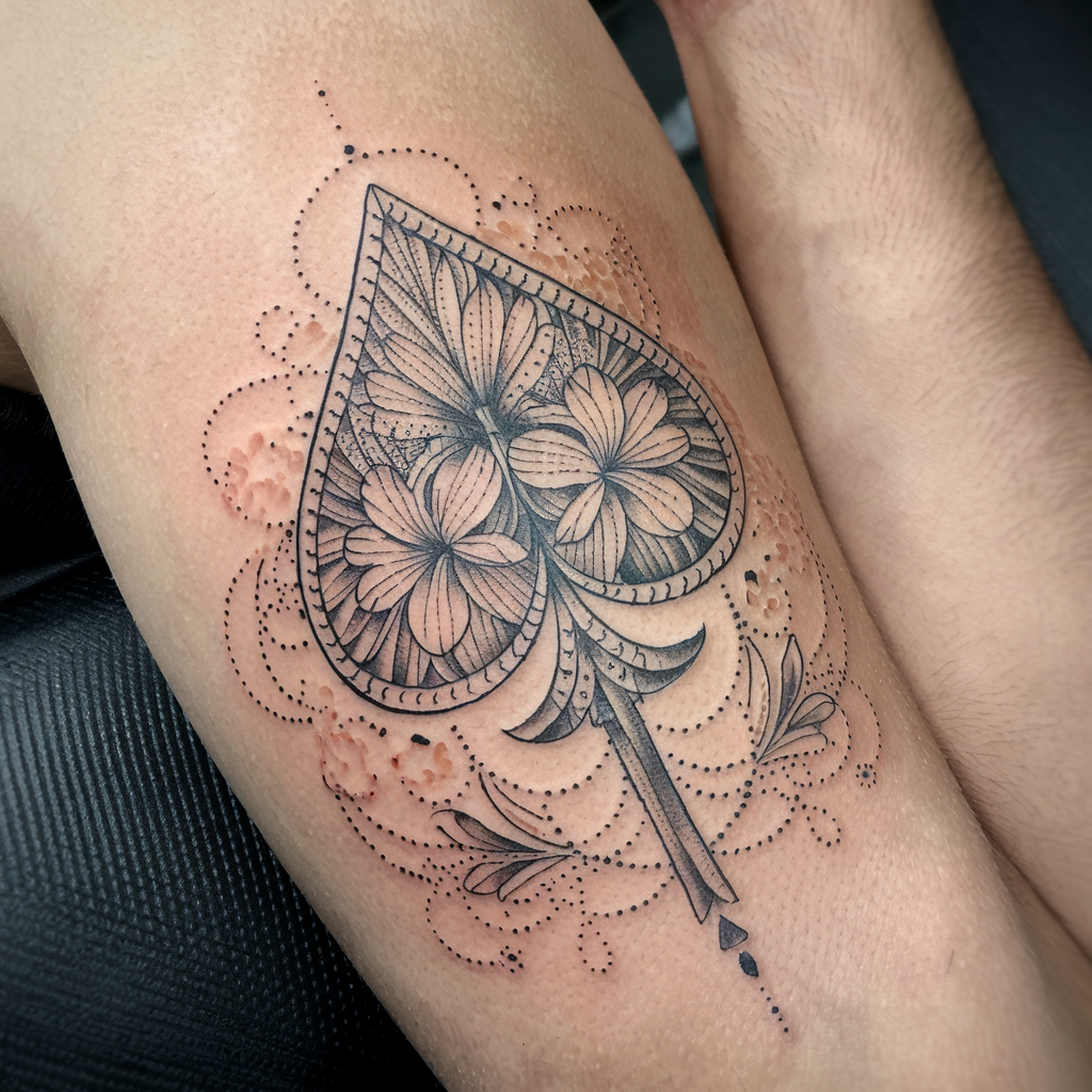 Spade Tattoo Ideas – Designs Meanings & Inspiration 23 Spade Tattoo Meaning for Women