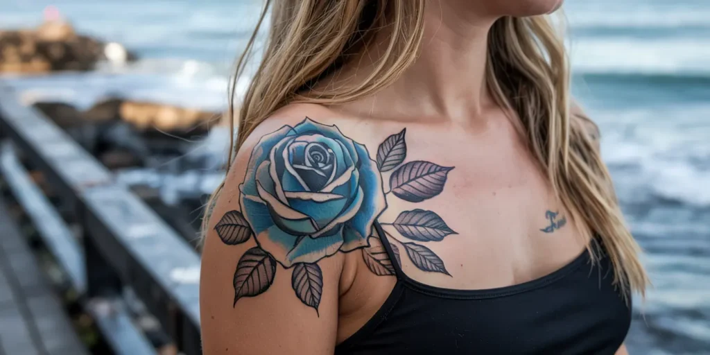 Rose Tattoo Meaning: What Your Ink Says About You 4 Blue Rose Tattoo Meaning