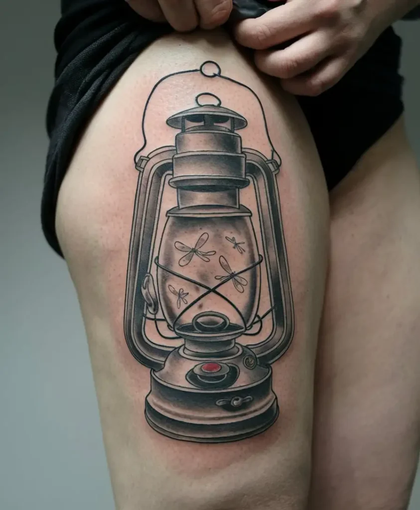 Firefly Tattoo Ideas: Meaningful & Mesmerizing Designs 8 Firefly Lantern Tattoos