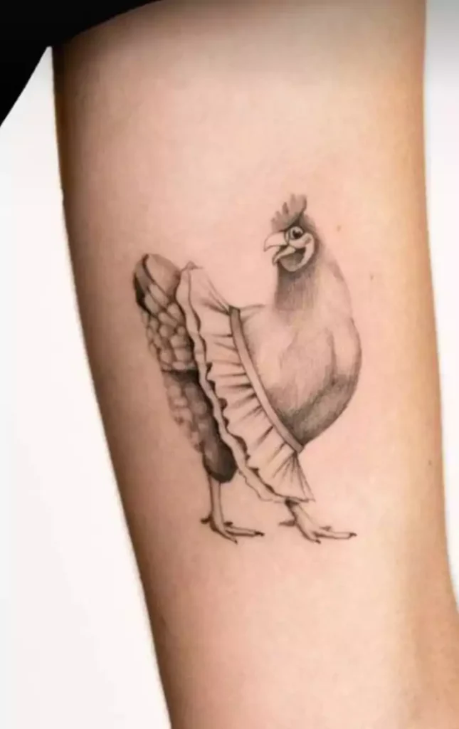 Simple Rooster Tattoo Ideas