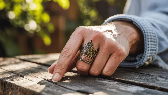 Crown Tattoo Meaning - Symbolism Placements & Styles 9 Crown Finger Tattoo Meaning