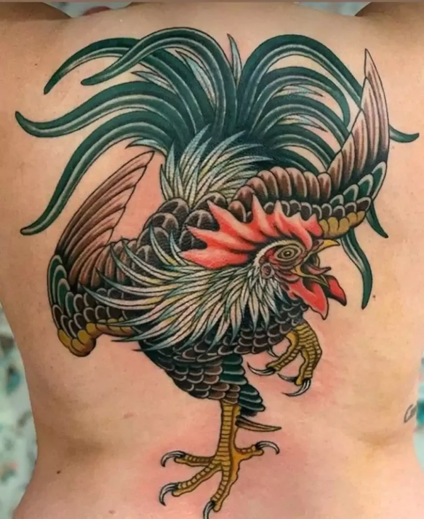 Rooster Tattoo Ideas 