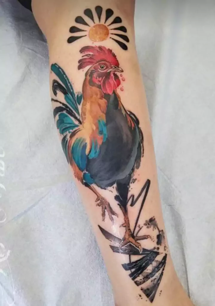 Rooster Tattoo Ideas