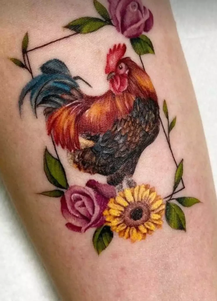 Rooster Tattoo Ideas