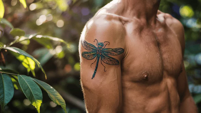Dragonfly Tattoo Meaning: Symbolism Colors & Spirituality 4 Dragonfly Tattoo Meaning for Males