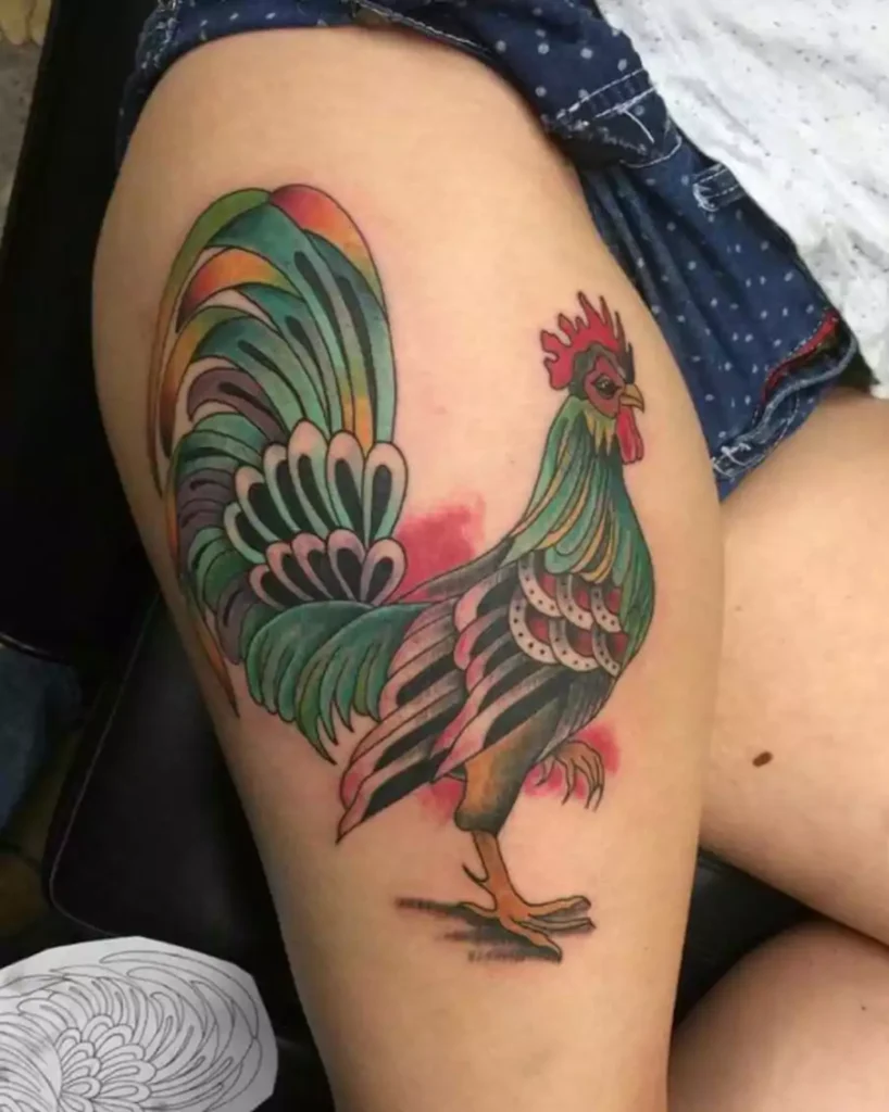 Rooster Tattoo Ideas