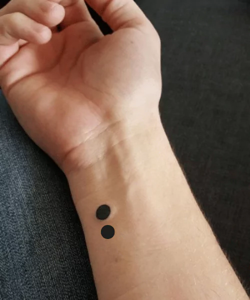 2 Dot Tattoo Meaning - Symbols Placements & Designs 2 2 Dot Tattoo Meaning for Women
